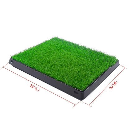 Portable Home Training Toilet Pad for Dogs and Cats, Grass Pet Loo Tray, Indoor and Outdoor Potty, Litter Box, Park Mat