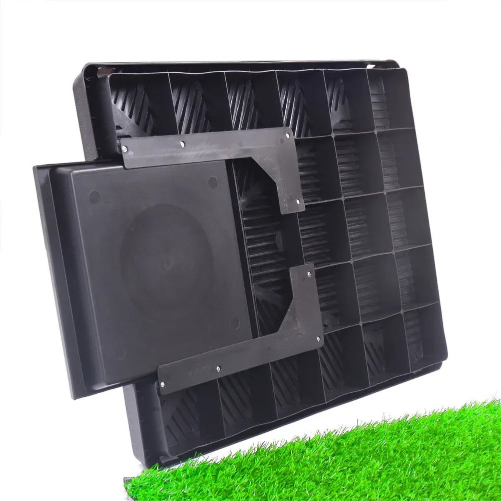 Portable Home Training Toilet Pad for Dogs and Cats, Grass Pet Loo Tray, Indoor and Outdoor Potty, Litter Box, Park Mat