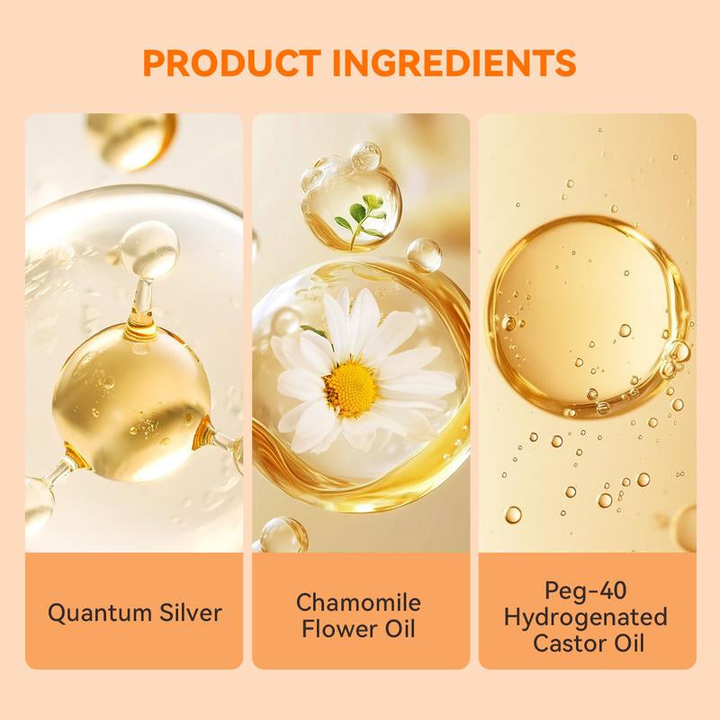 Puainta Ear Cleaner 30Ml Dog Ear Infection Treatment, Quantum Silver Ear Drops for Dogs Ear Infection Ear Mites Treatment for Cats Dogs Itchy Ear